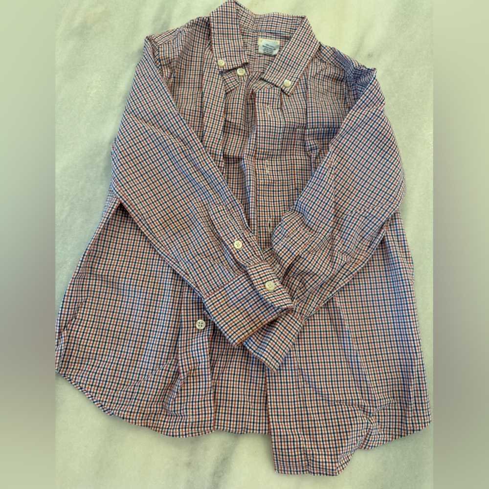 J crew crew cuts boys button down shirt 4-5